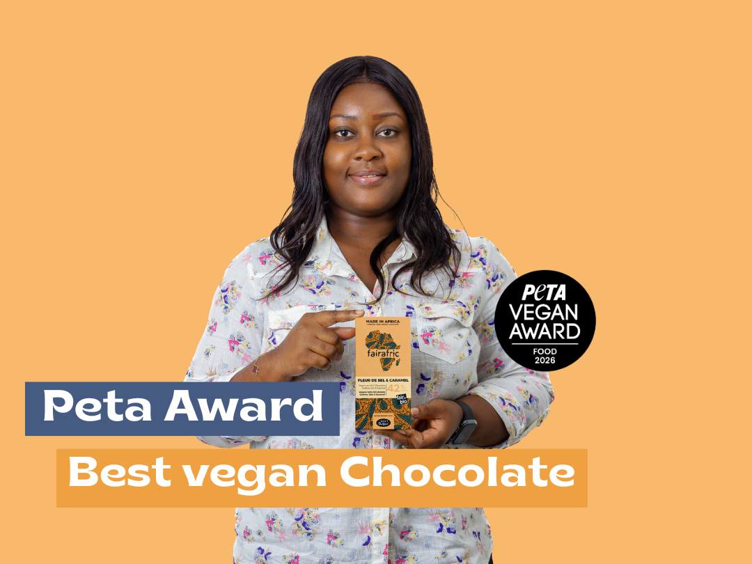 Ausgezeichnet: Unsere 42% Fleur de Sel & Caramel ist „Beste vegane Schokolade 2026“