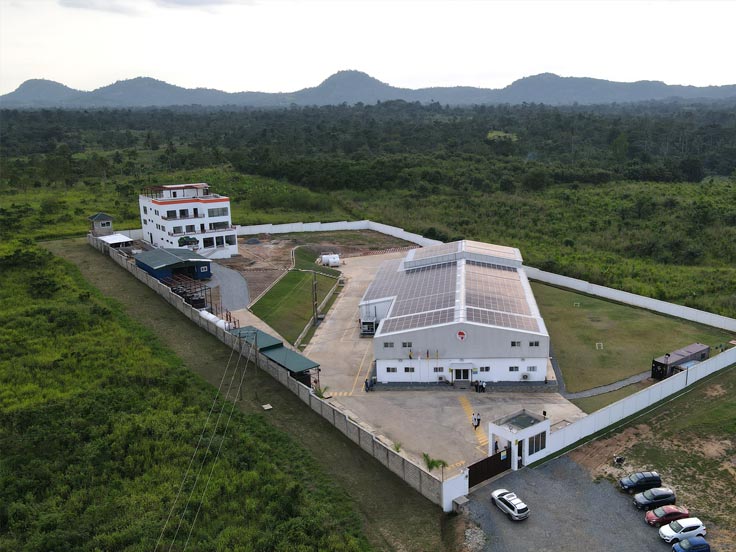 Schokoladenfabrik in Ghana mit Solarenergie
