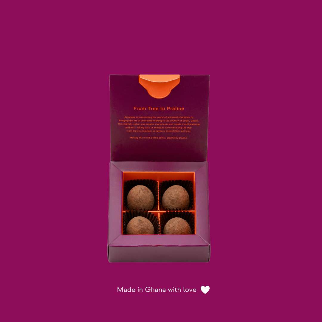 Amanase Bio-Pralinen | Truffle edition  (4 Stück)