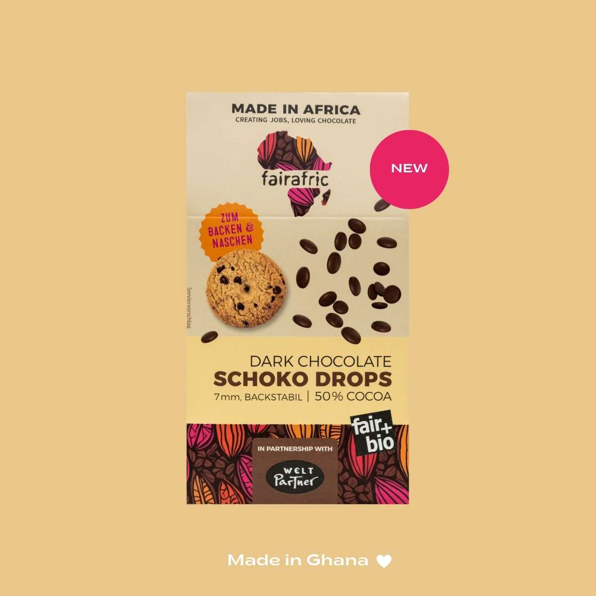 50% CHOCOLATE DROPS | 100g Snackbox