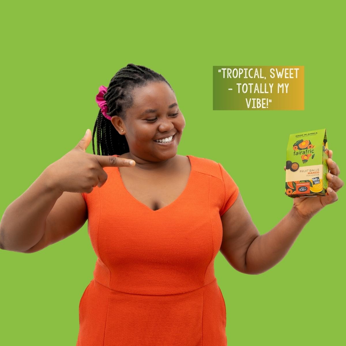 Organic Mango Fruit Balls I Vegan