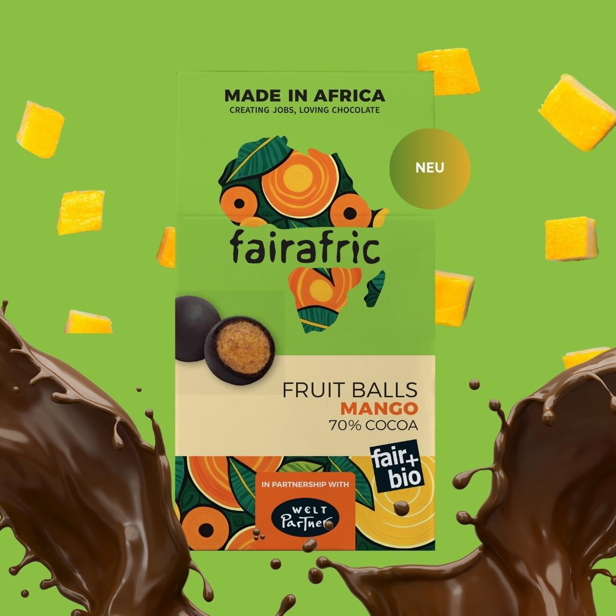 Organic Mango Fruit Balls I Vegan