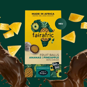 Organic Pineapple Fruit Balls I Vegan