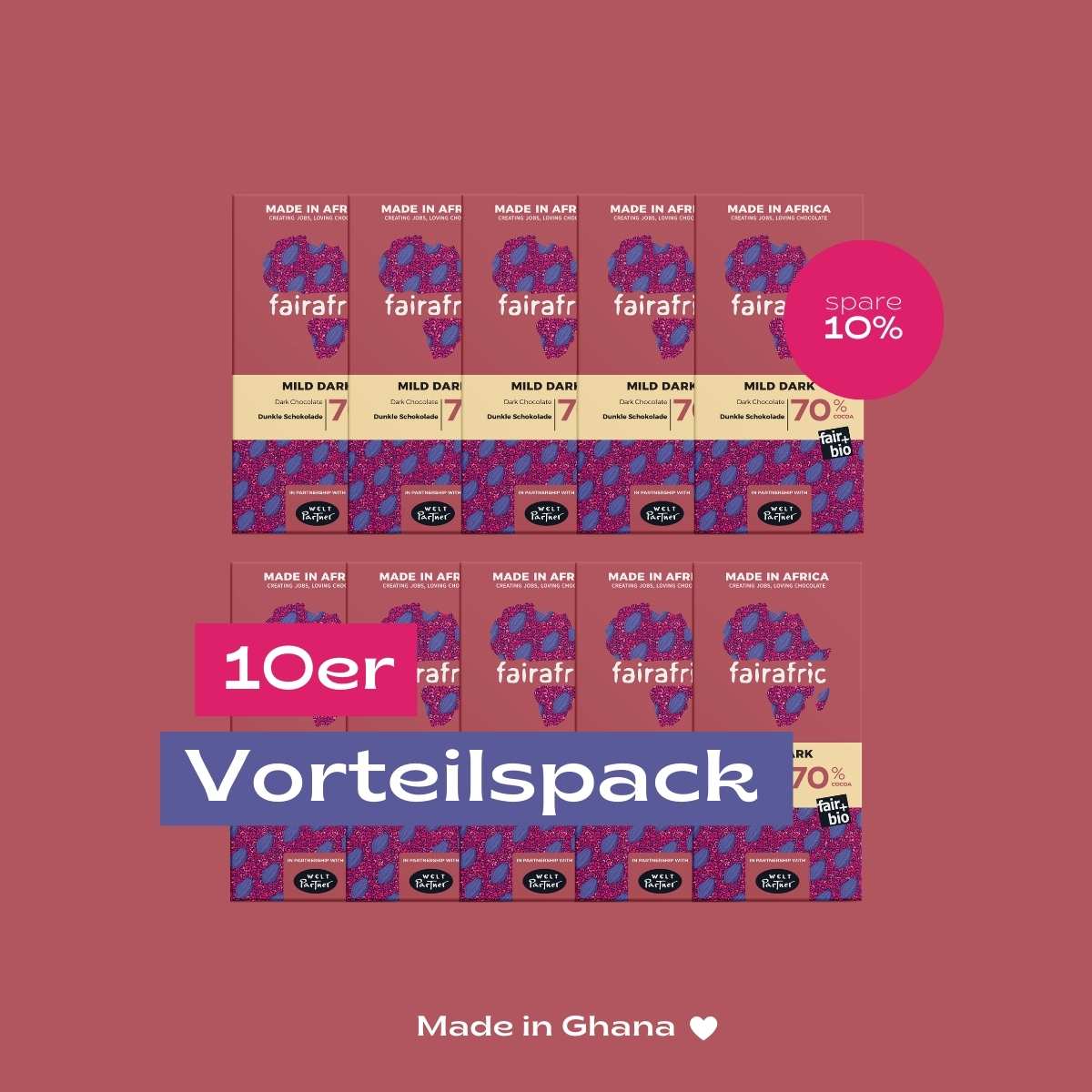 70% MILD DARK | vegane Dunkle