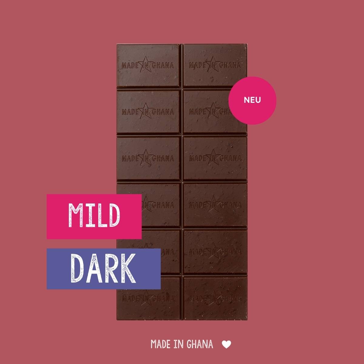 70% MILD DARK | vegane Zartbitterschokolade