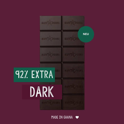 92% EXTRA DARK | vegane Zartbitterschokolade