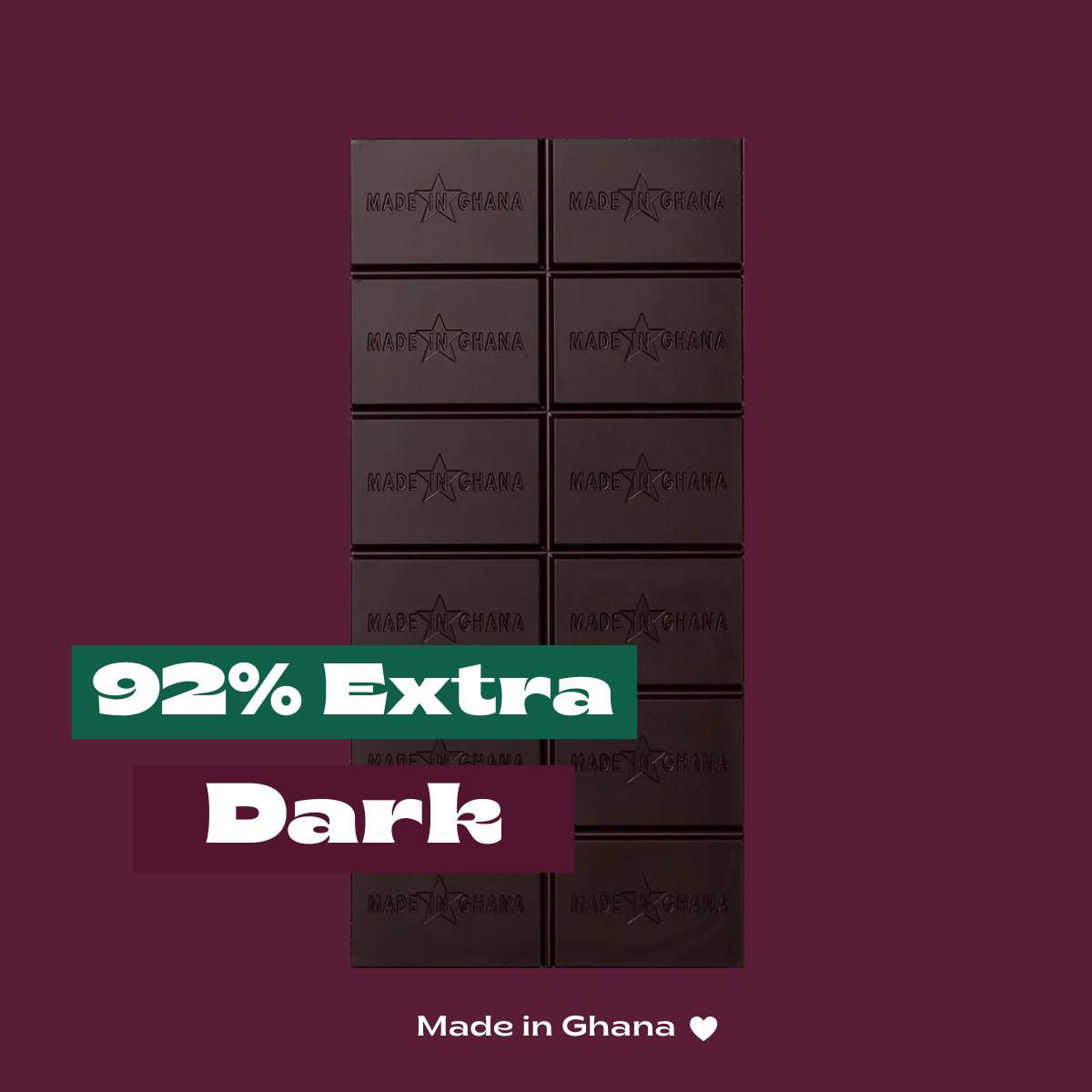 92% Organic Dark Chocolate I Vegan