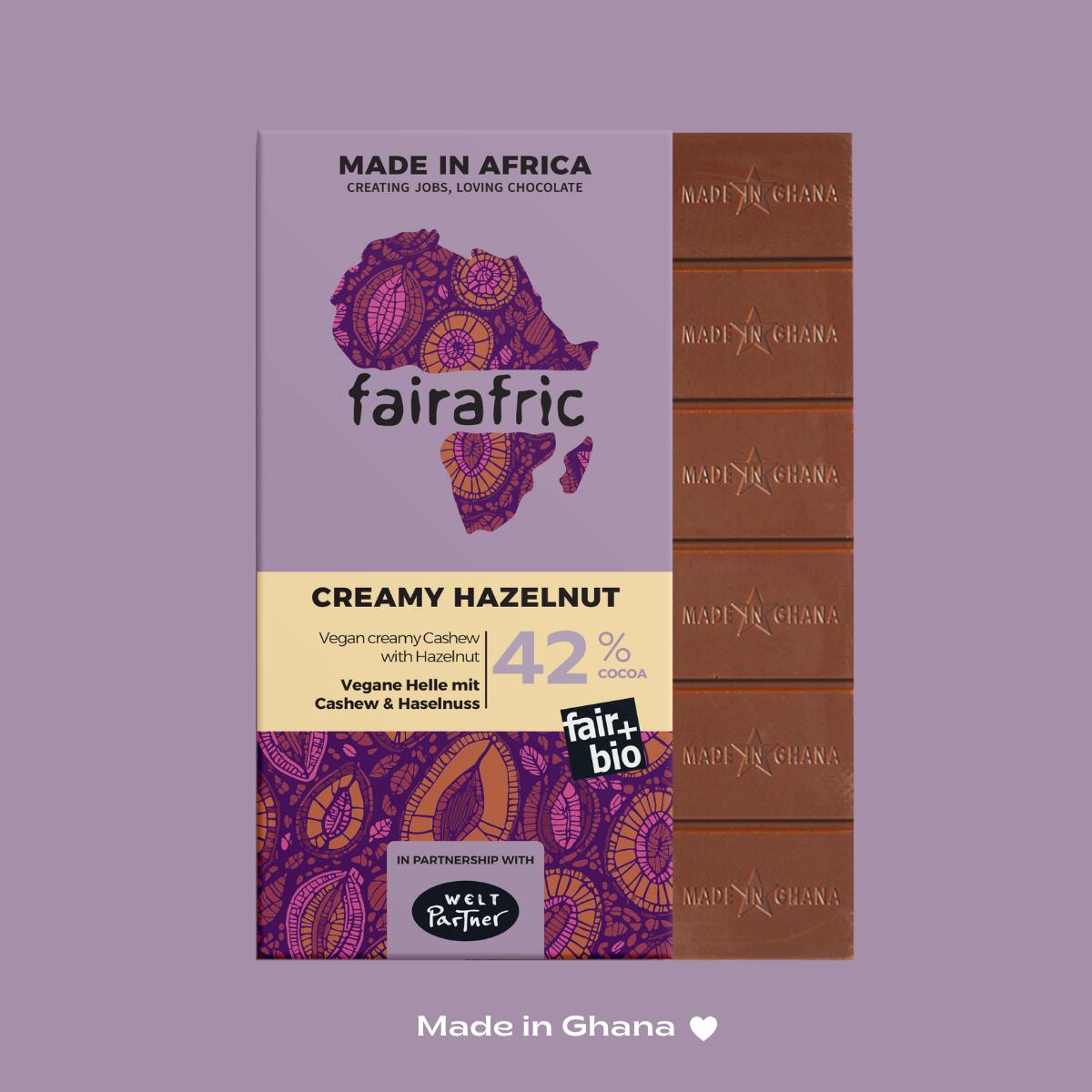 42% CREAMY HAZELNUT | vegane Helle mit Cashew